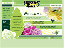 Tablet Screenshot of peterkortroses.com